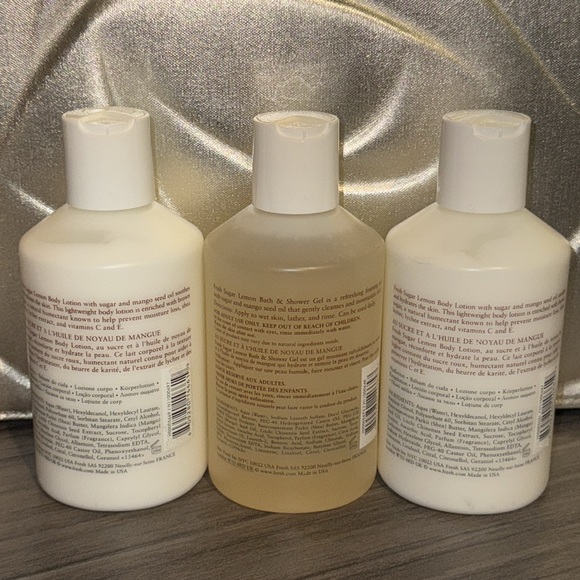 ✨Bundle of 3✨Fresh Sealed & New Sugar Lemon Body Lotion and Bath & Shower Gel - Picture 2 of 3